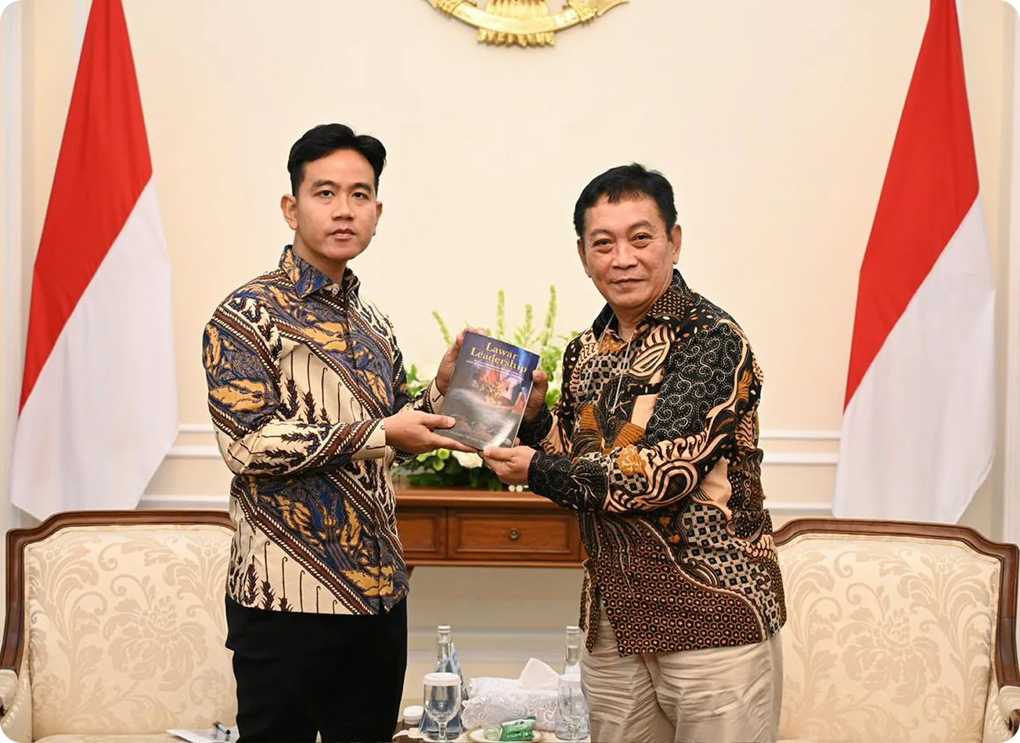 GHBC committee book presentation during the May 2026 Jakarta audience